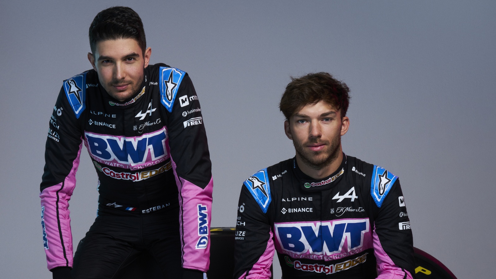 Esteban Ocon and Pierre Gasly