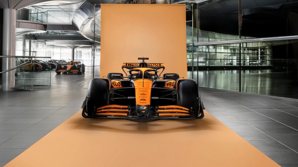 First Look As The McLaren MCL38 Breaks Cover At Silverstone