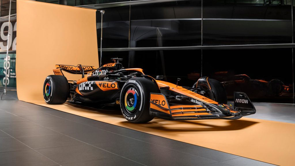 First look as the McLaren MCL38 breaks cover at Silverstone