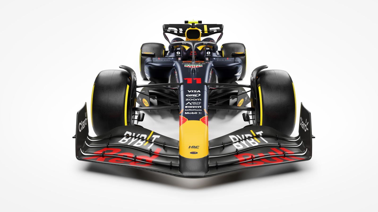 Red Bull RB20 vu de face.