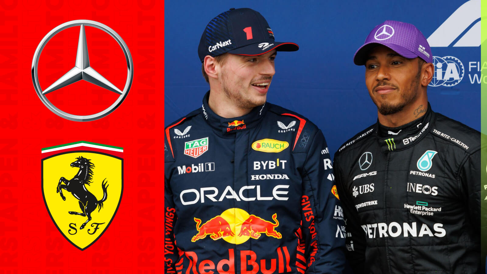 Max Verstappen, Lewis Hamilton