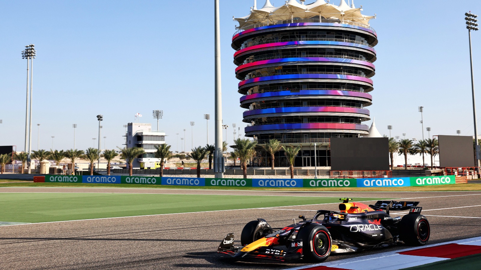 Red Bull’s RB20 during pre-season testing.