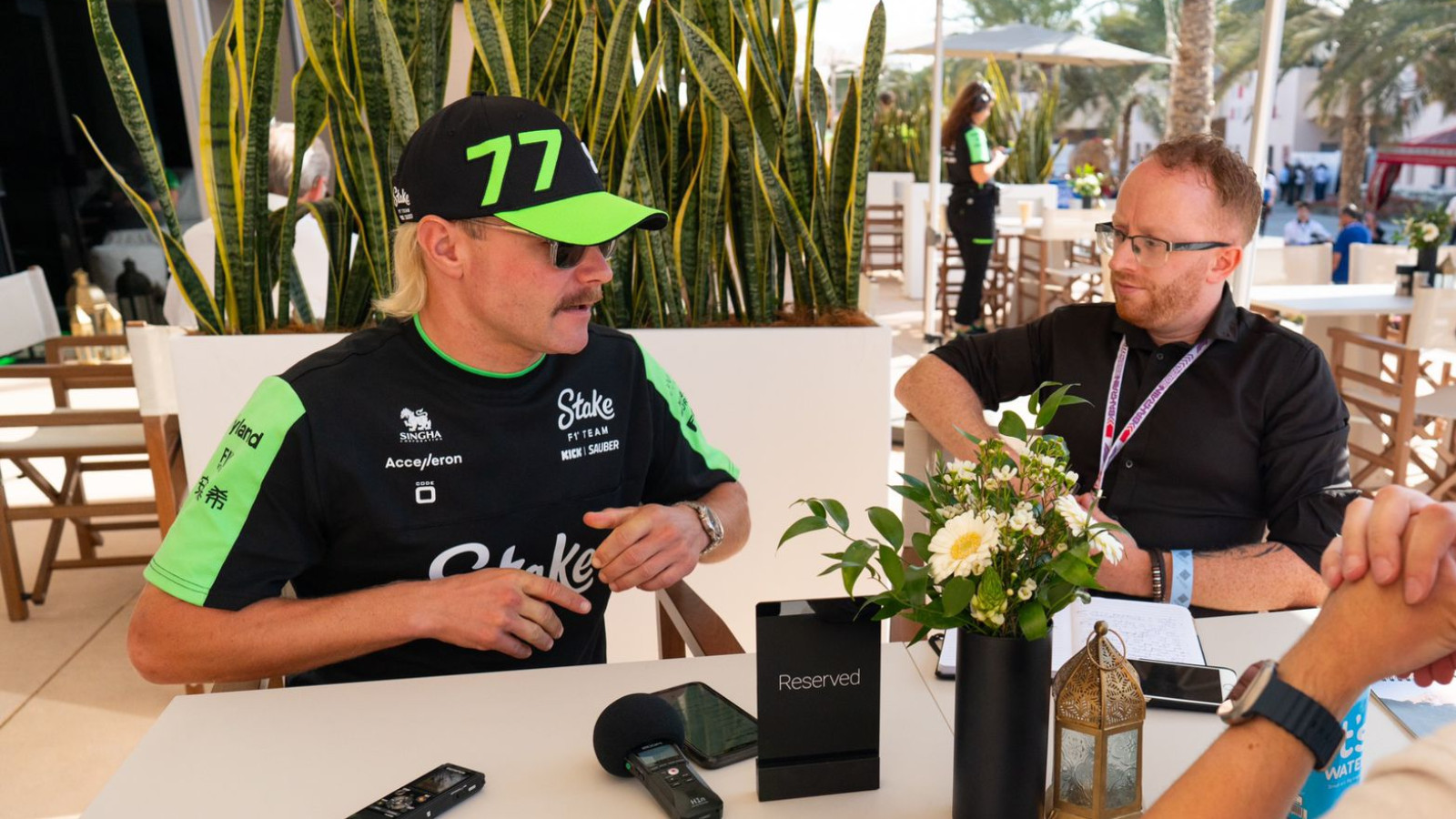 Valtteri Bottas, Thomas Maher, Grand Prix de Bahreïn 2024.