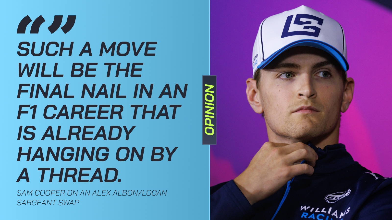 Williams say they believe in Logan Sargeant, giving his car to Alex Albon proves they don’t