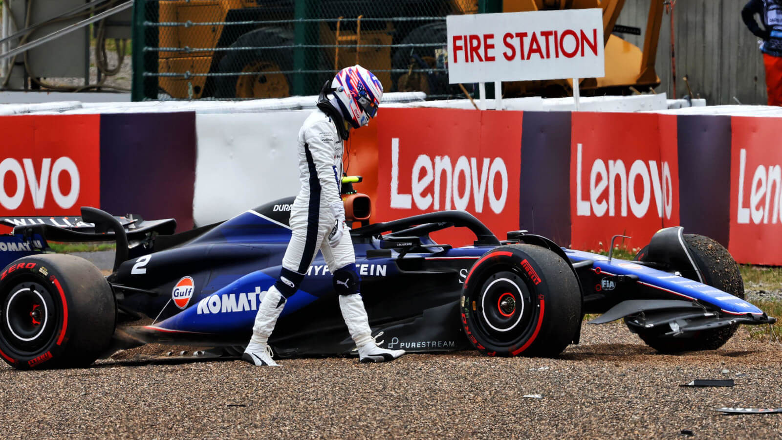 Williams update after Logan Sargeant’s FW46 suffered ‘extensive’ damage in FP1 crash