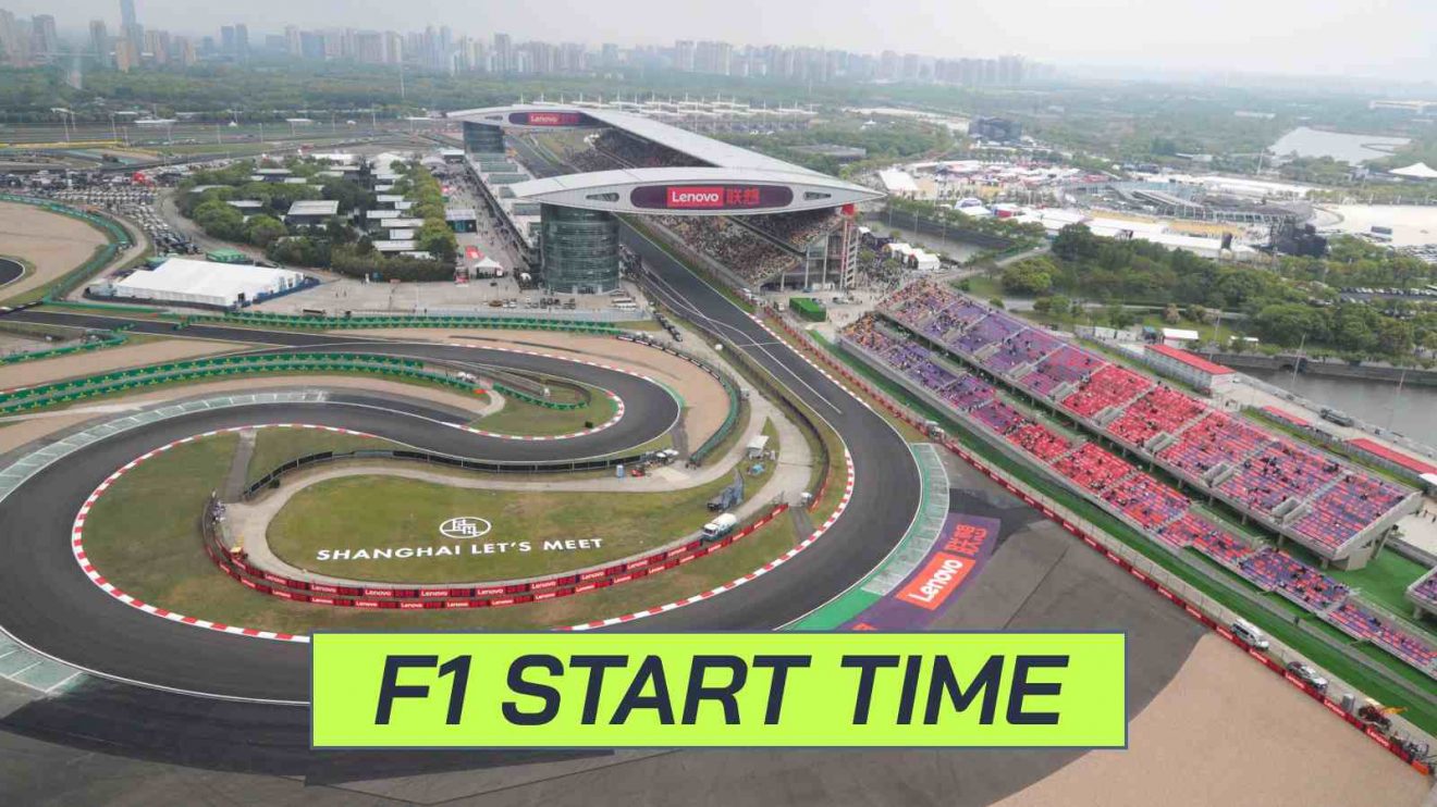 F1 start time information for qualifying at the Chinese Grand Prix.