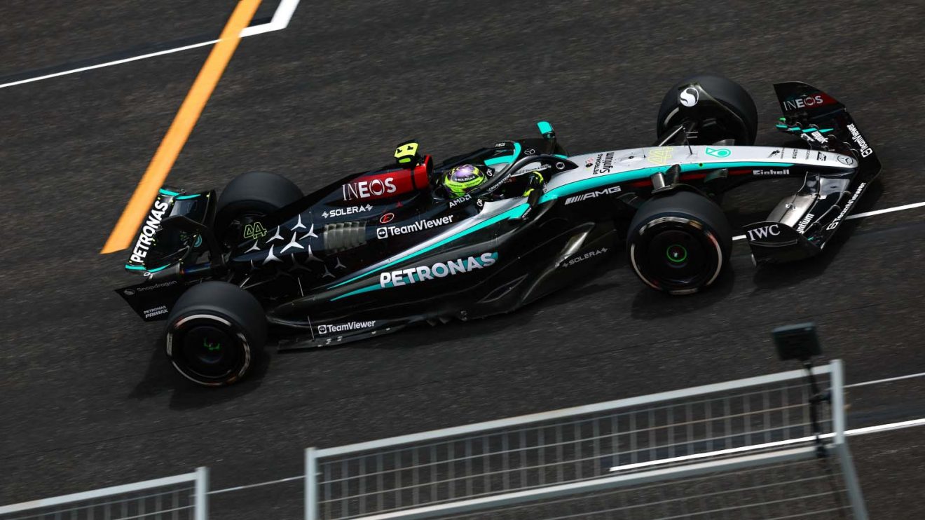 Lewis Hamilton at the Chinese GP.