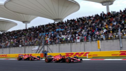 Charles Leclerc points finger at ‘over the line’ Carlos Sainz over late-race battle