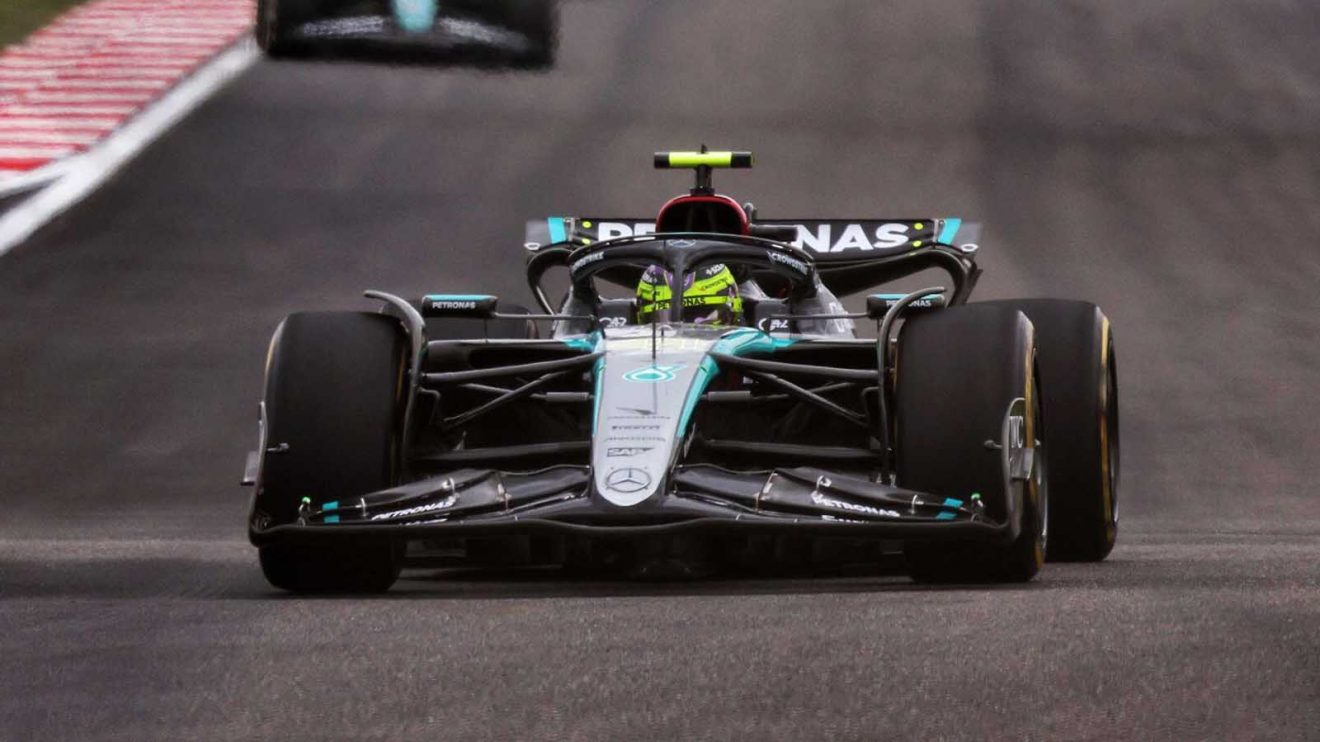 Mercedes driver Lewis Hamilton in China.