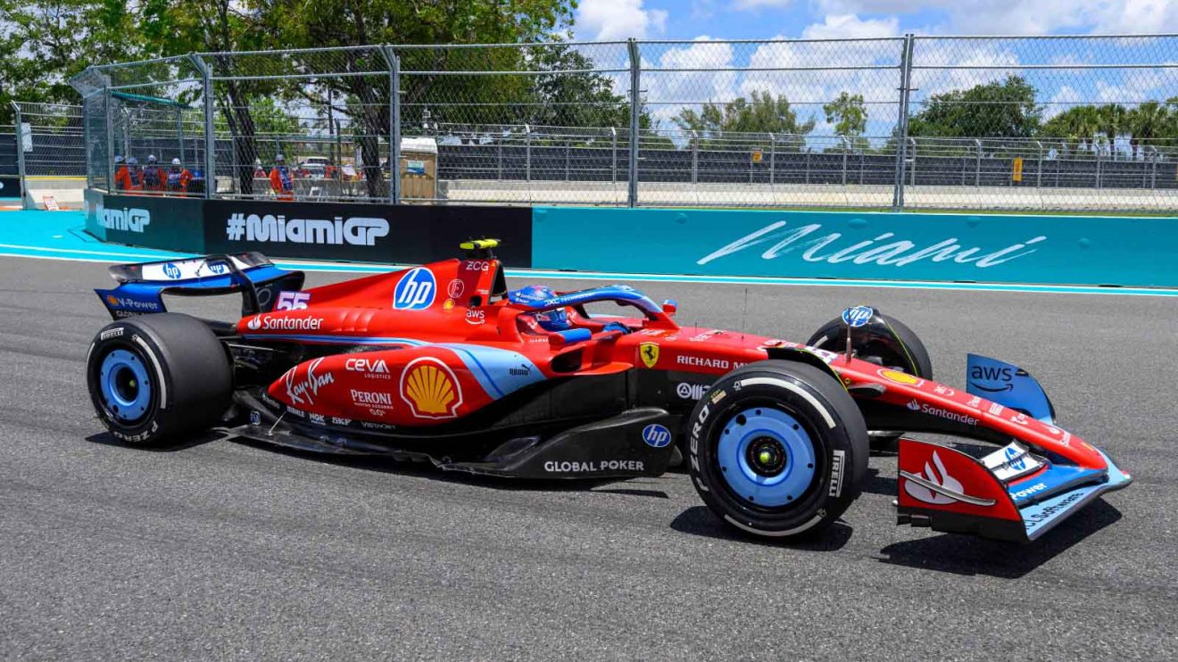 What is the F1 starting grid for the Miami Grand Prix Sprint?