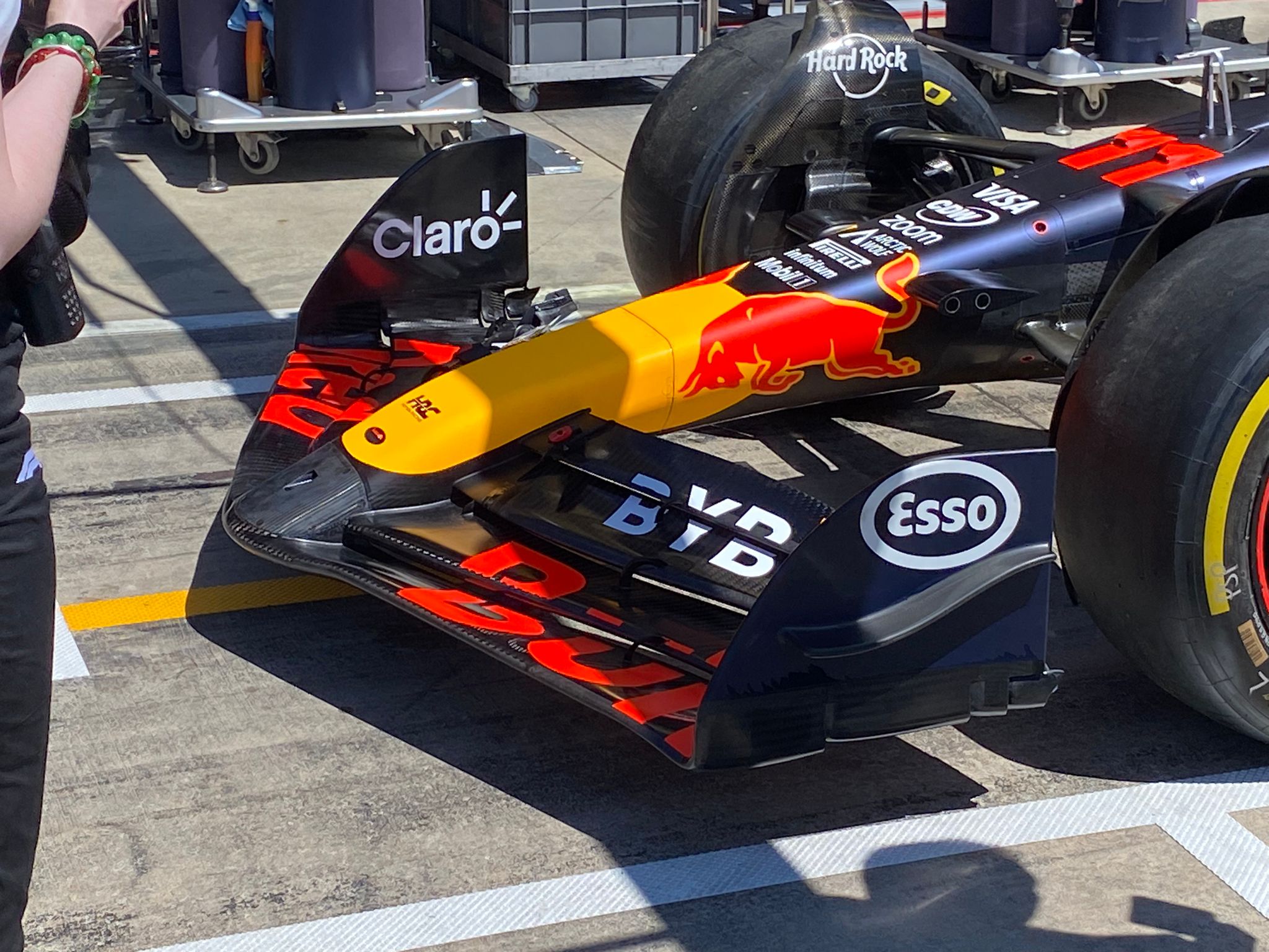 Red Bull upgraded Imola front wing
