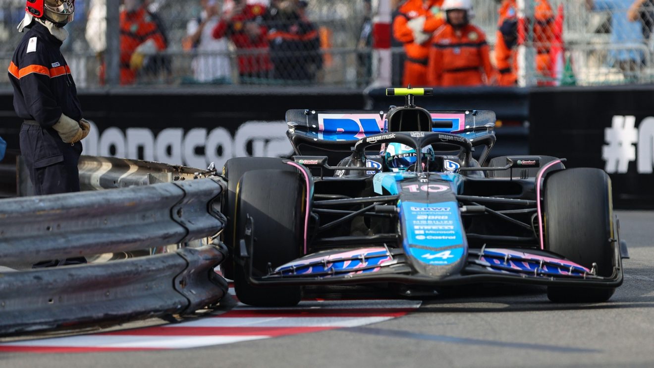 Pierre Gasly in Monaco.