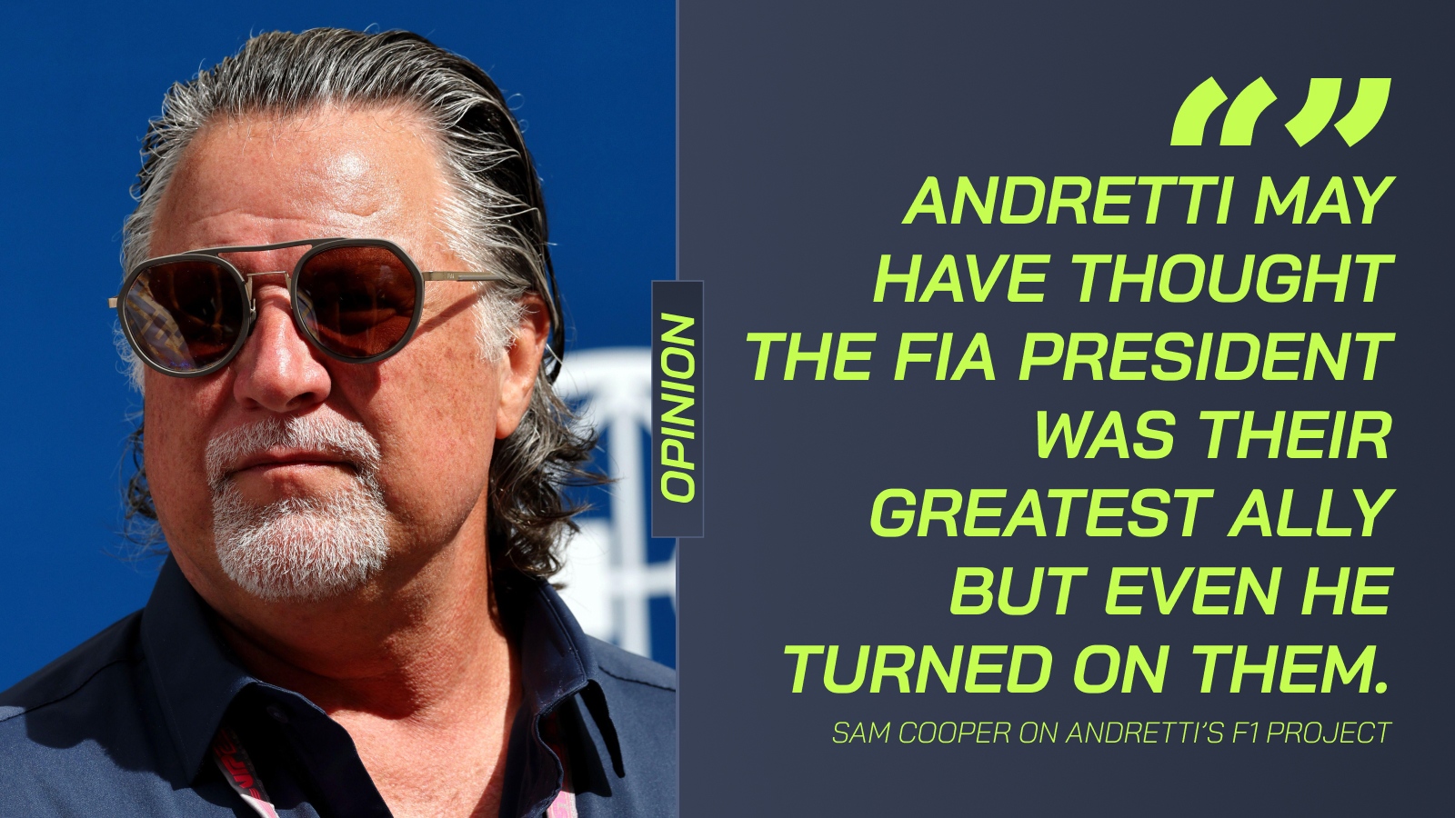 Stop telling Andretti to buy an existing F1 team when nobody is up for sale - Vimarsana News