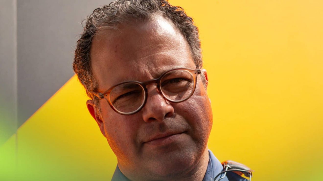 Sky F1 reporter Ted Kravitz pictured at the 2024 Australian Grand Prix