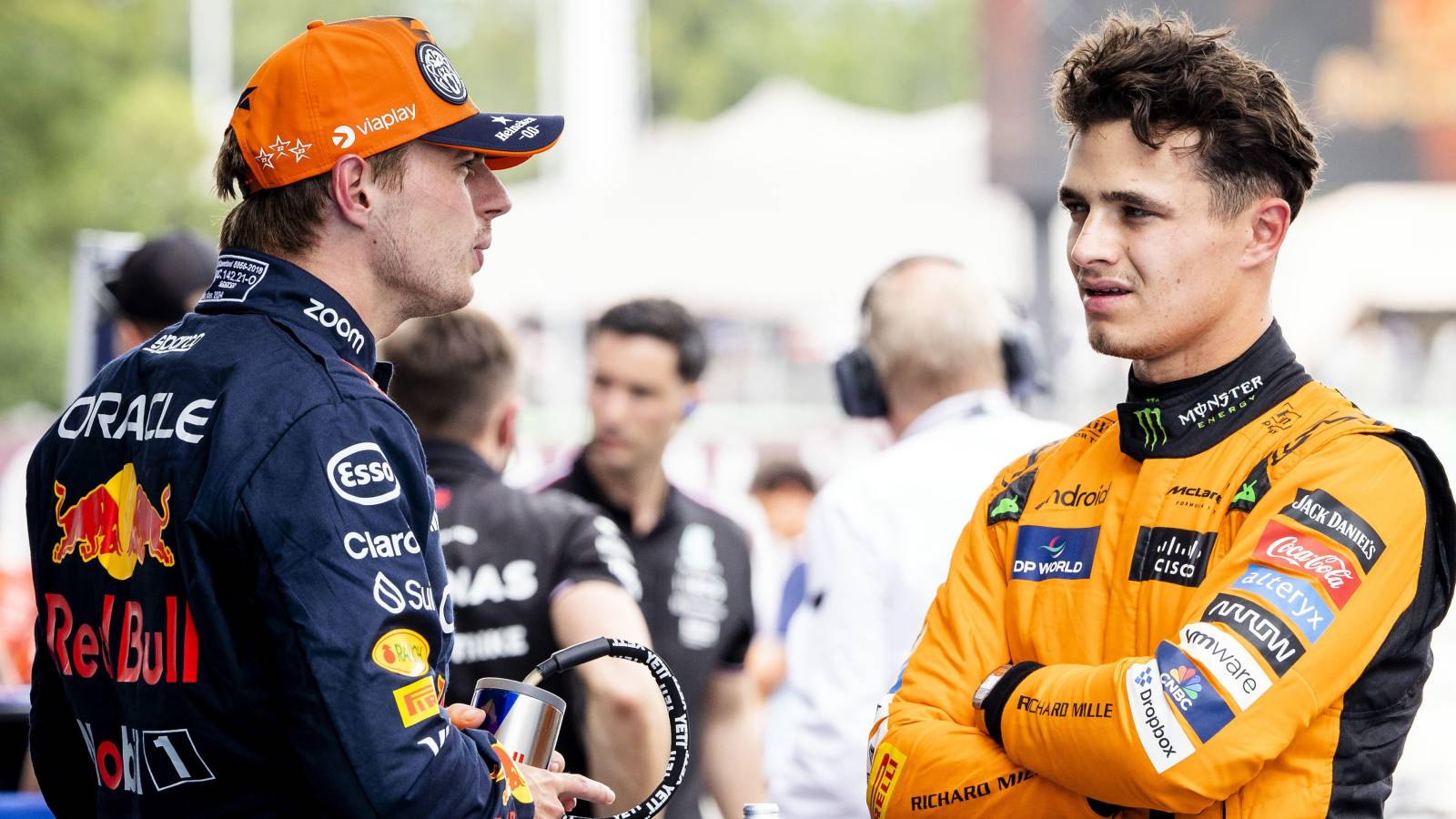 Max Verstappen makes direct point to Lando Norris after 'rallying' at  Spanish GP