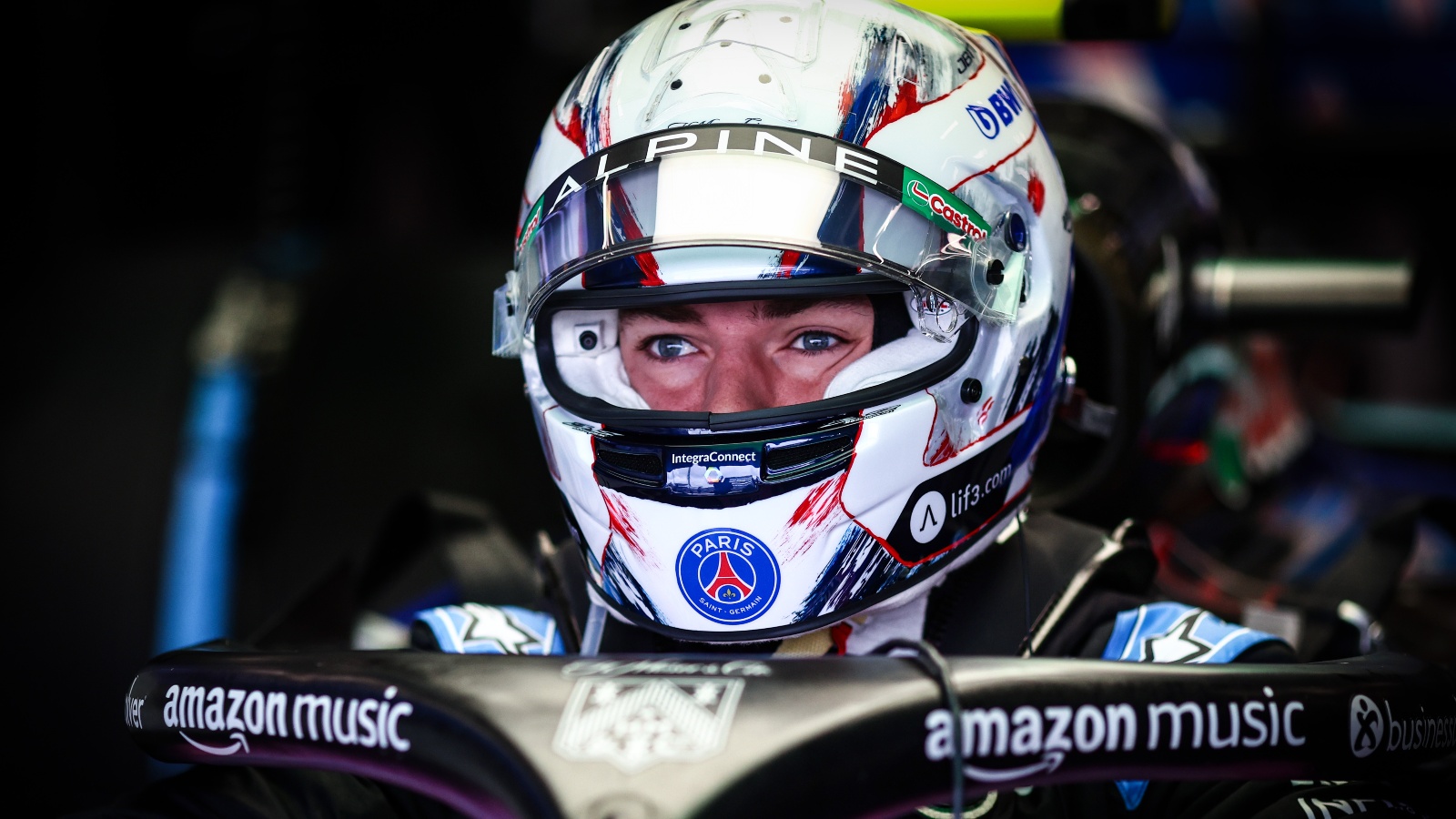 Pierre Gasly climbs into his car