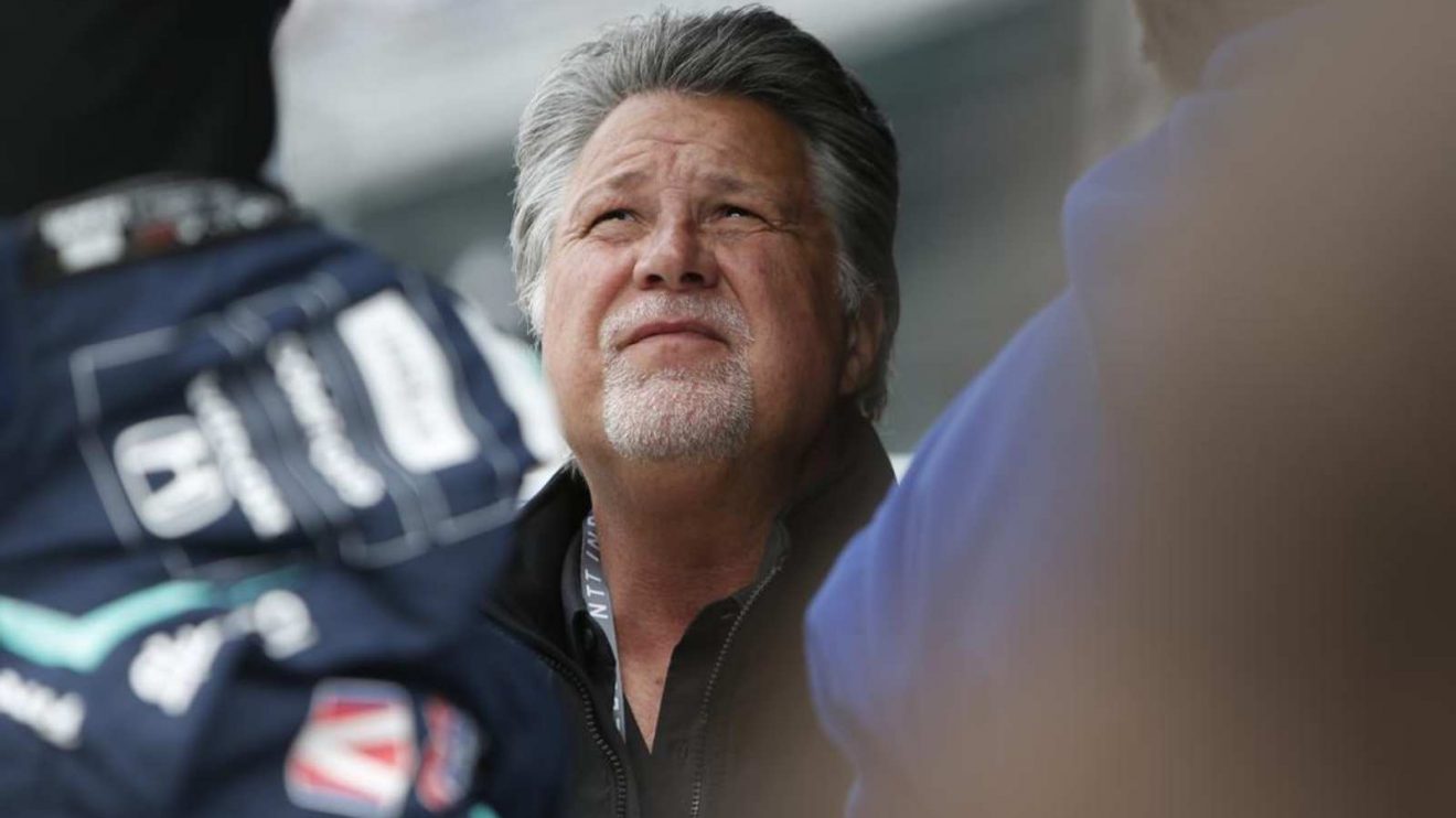Michael Andretti during 2024 Indy 500 practice PlanetF1