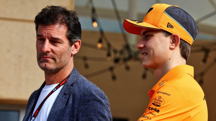 Mark Webber and Oscar Piastri