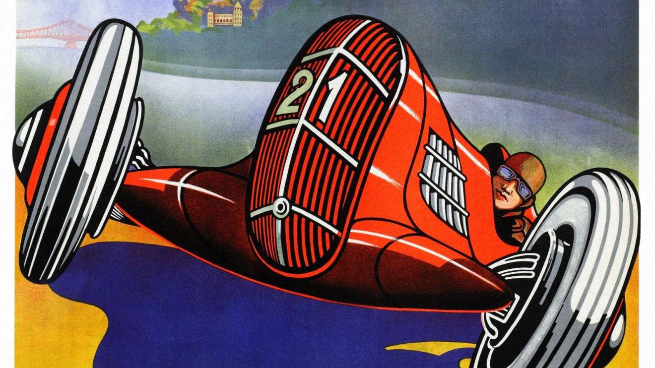 Art for the 1936 Hungarian GP