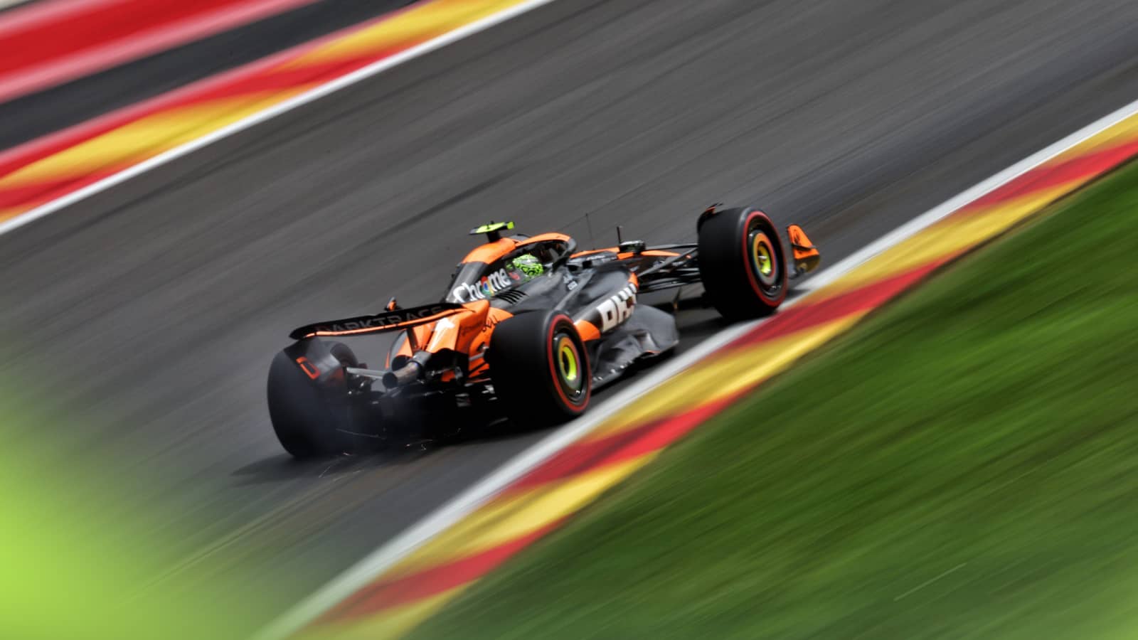 lando norris mclaren f1 2024 belgian grand prix spa practice