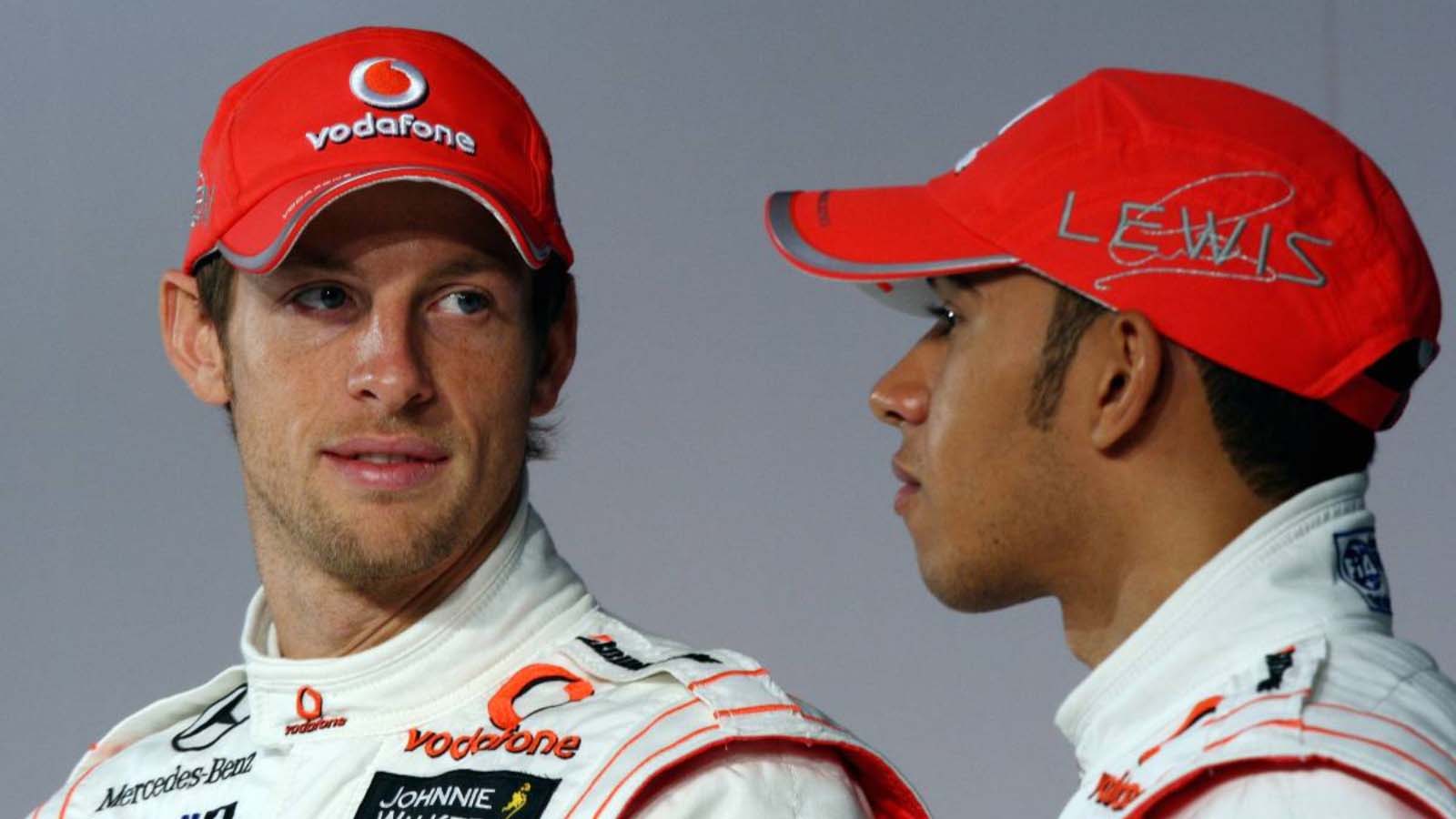Jenson Button and Lewis Hamilton at McLaren.