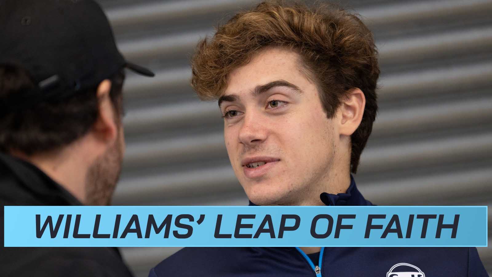 New Williams driver Franco Colapinto.
