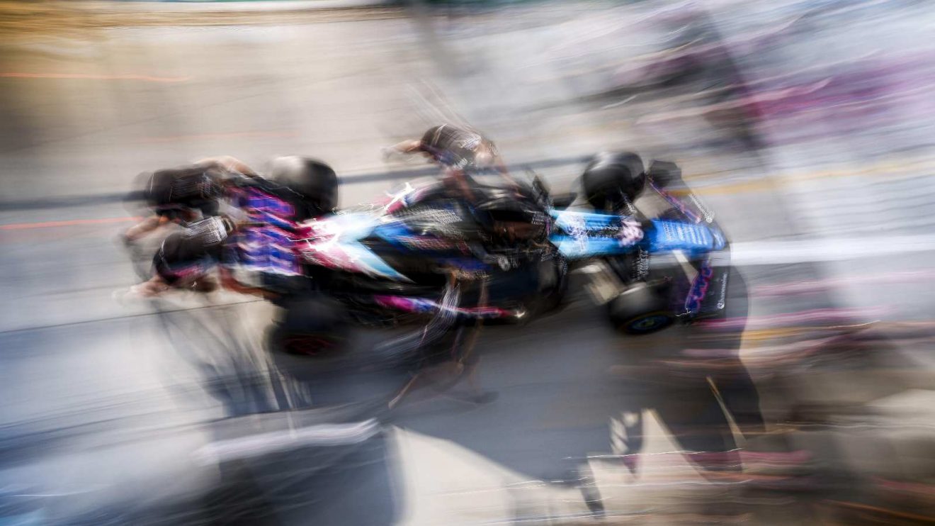Alpine pit stop Italian Grand Prix PlanetF1