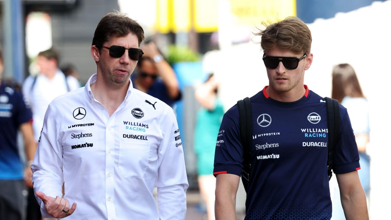 James Vowles and Logan Sargeant