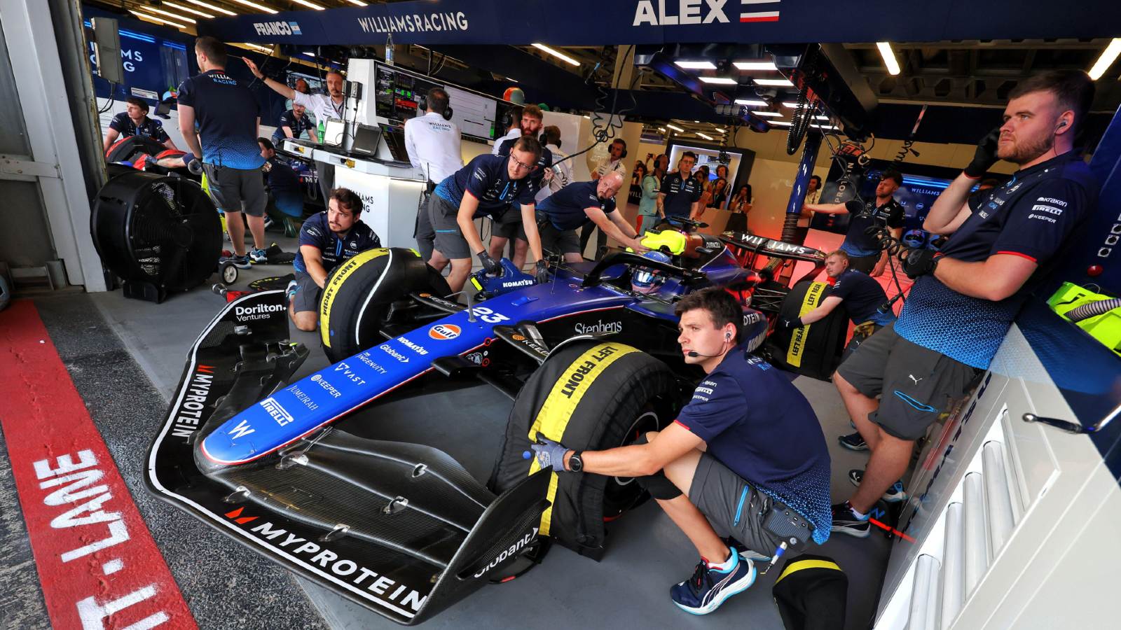 Unheard radio reveals Williams talks with Alex Albon in unusual air box  incident