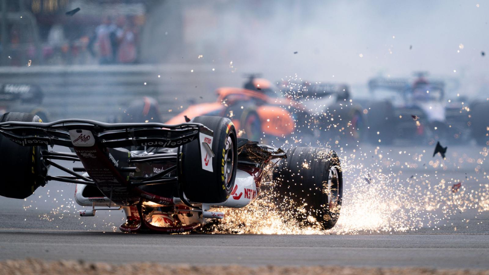 Alfa Romeo's Zhou Guanyu at the 2022 British Grand Prix.