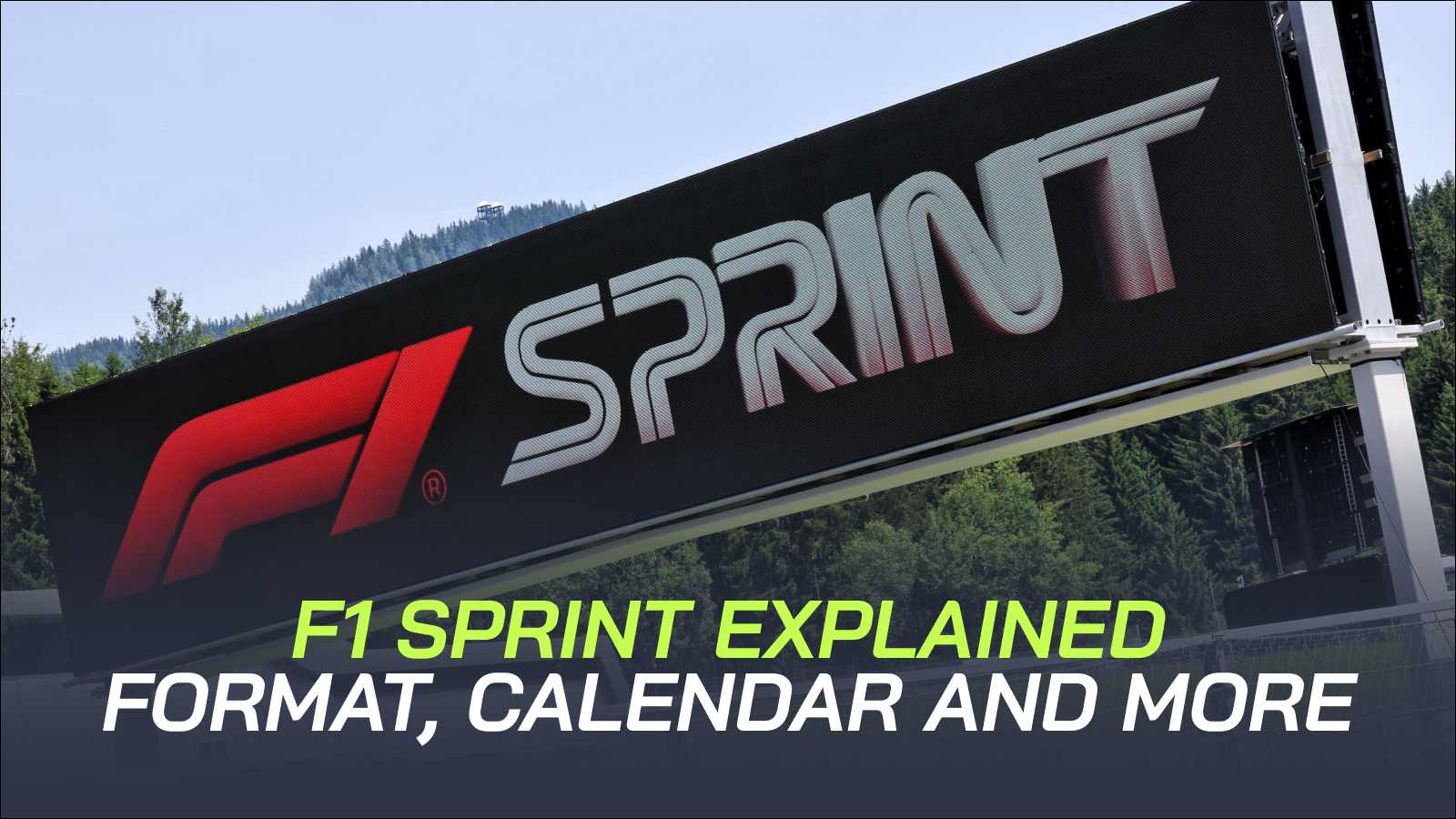 F1 Sprint format explained.