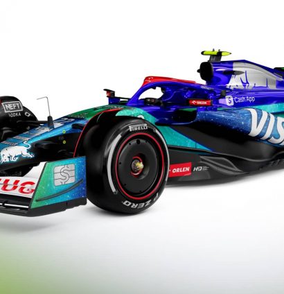 VCARB unveil special glitter livery for Las Vegas Grand Prix