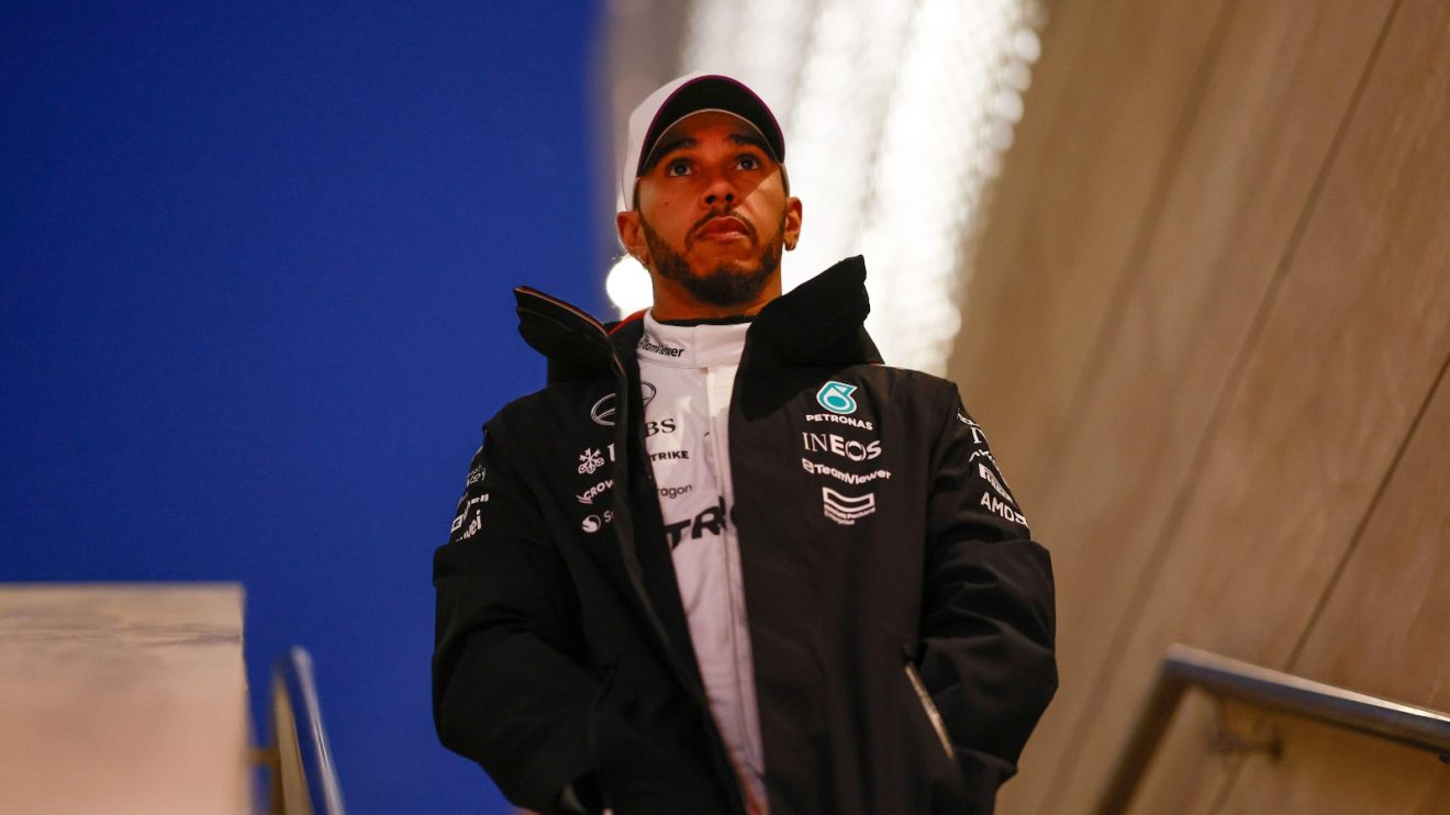 Lewis Hamilton in Qatar
