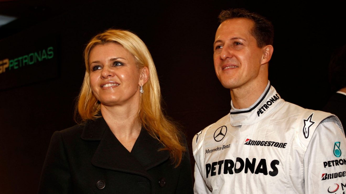 Corinna and Michael Schumacher