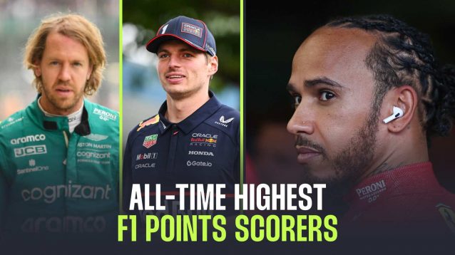 All-time highest F1 points scorers.