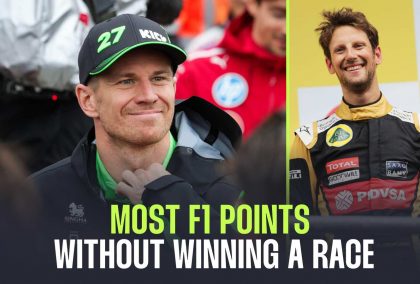 Revealed: The top 10 drivers with the most F1 points without winning a race