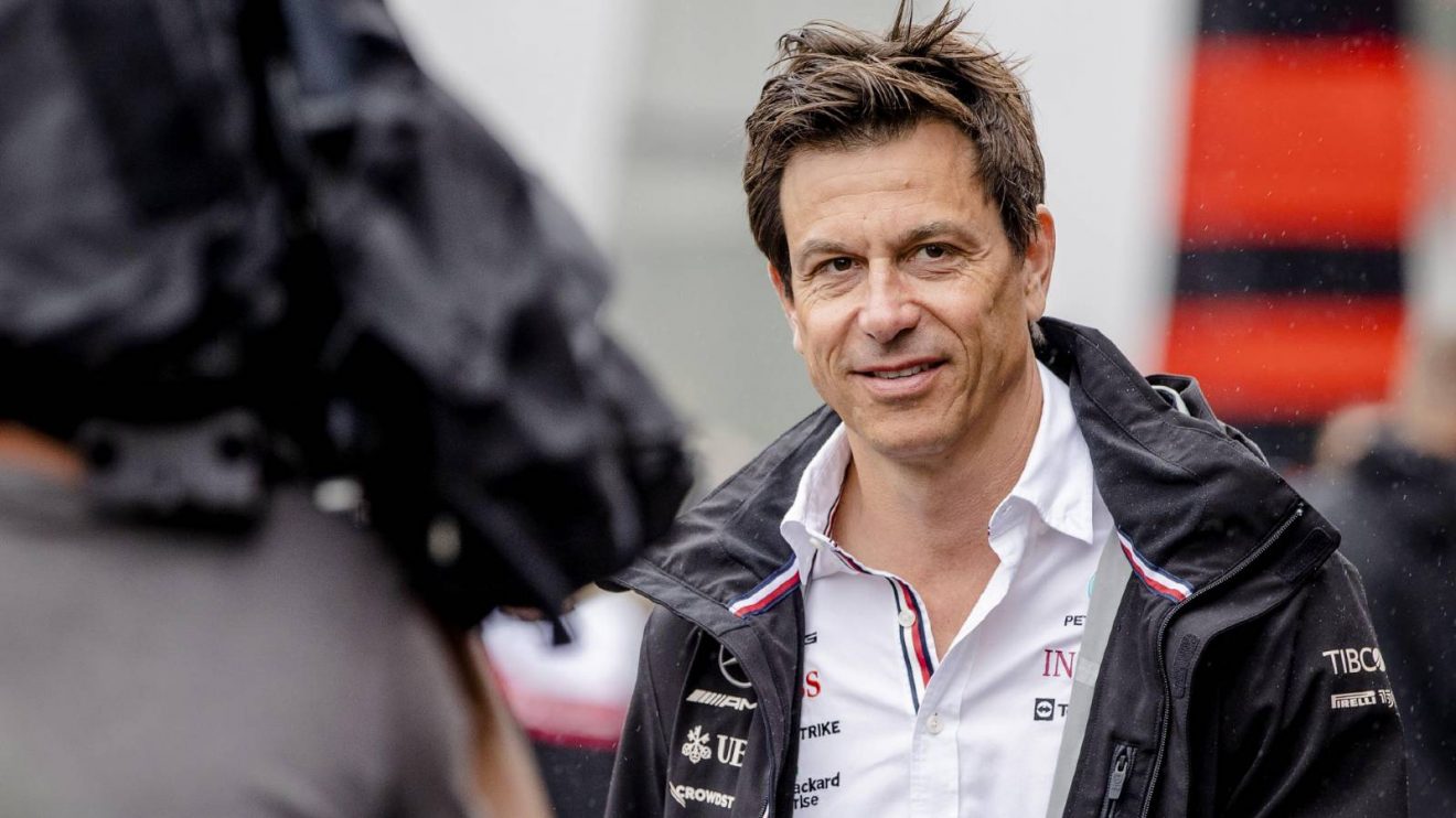 Mercedes' Toto Wolff pictured at the 2022 Belgian Grand Prix.