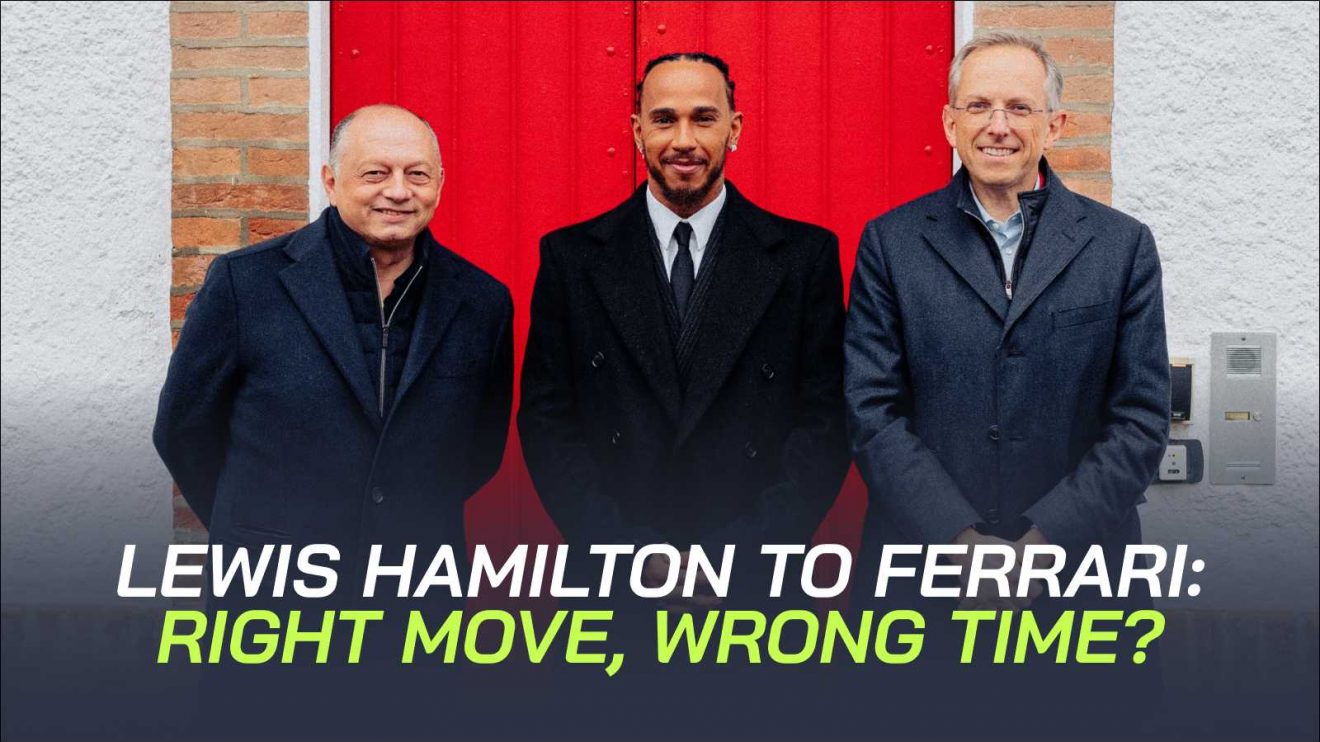 Lewis Hamilton Fred Vasseur Scuderia Ferrari Formula 1 PlanetF1