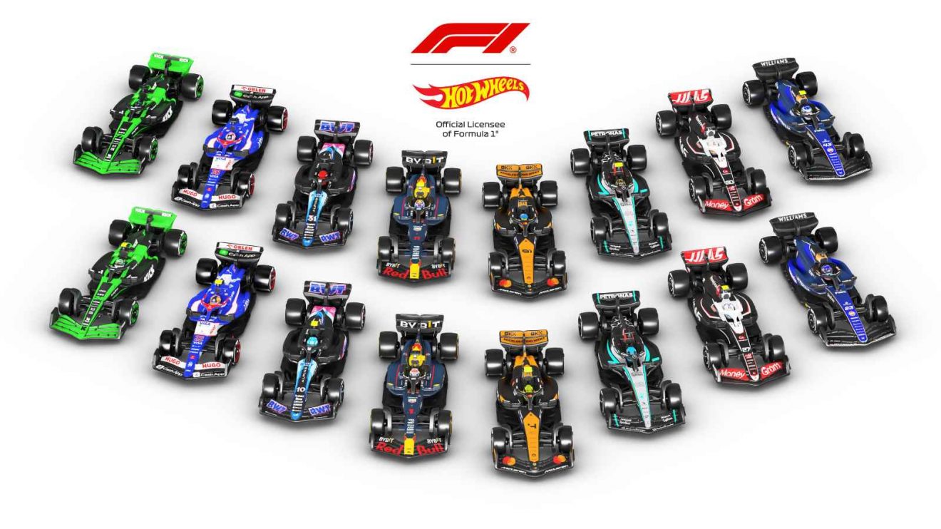 F1 and Hot Wheels launch a range of cars.