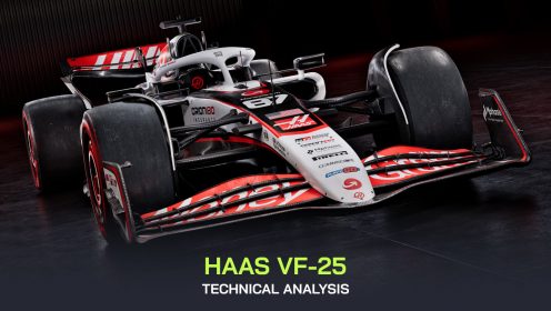 Haas VF-25 uncovered: A soft evolution, albeit with a number of fascinating features