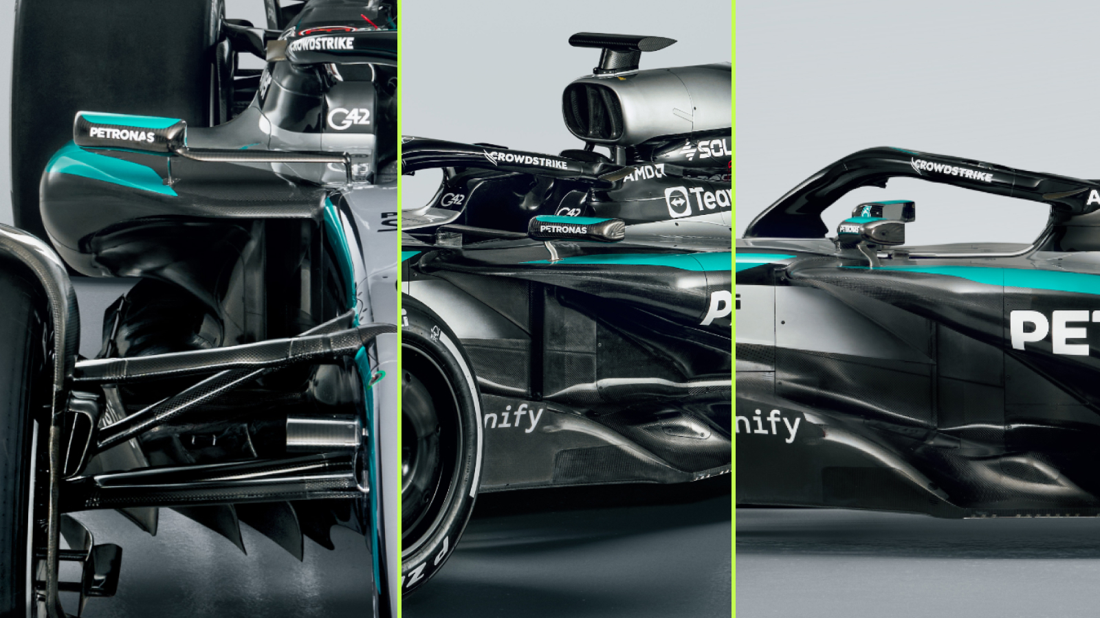 MERCEDES W16 SIDEPOD