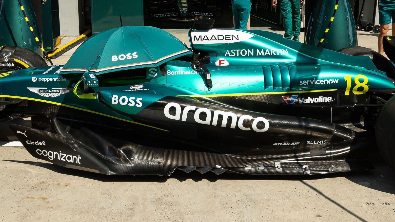 Aston Martin AMR25 side view