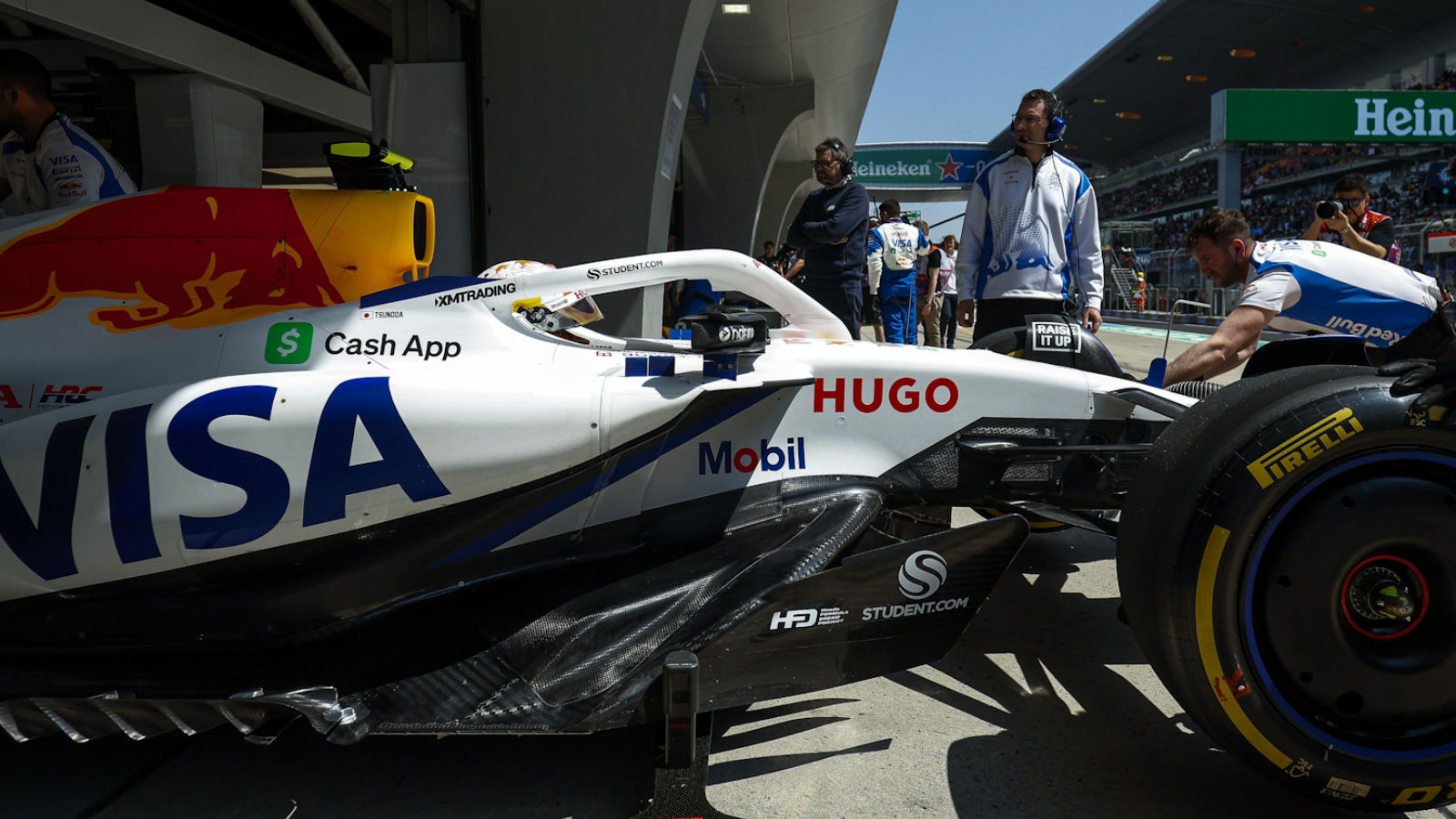 Racing Bulls VCARB02 side view