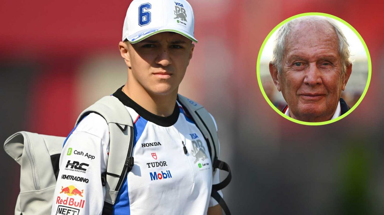 Isack Hadjar Helmut Marko Red Bull Racing Bulls Chinese Grand Prix PlanetF1
