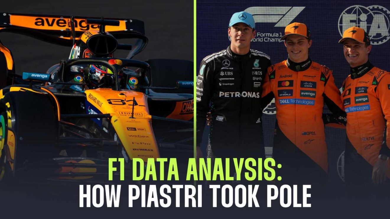 F1 data from qualifying at the Chinese Grand Prix.