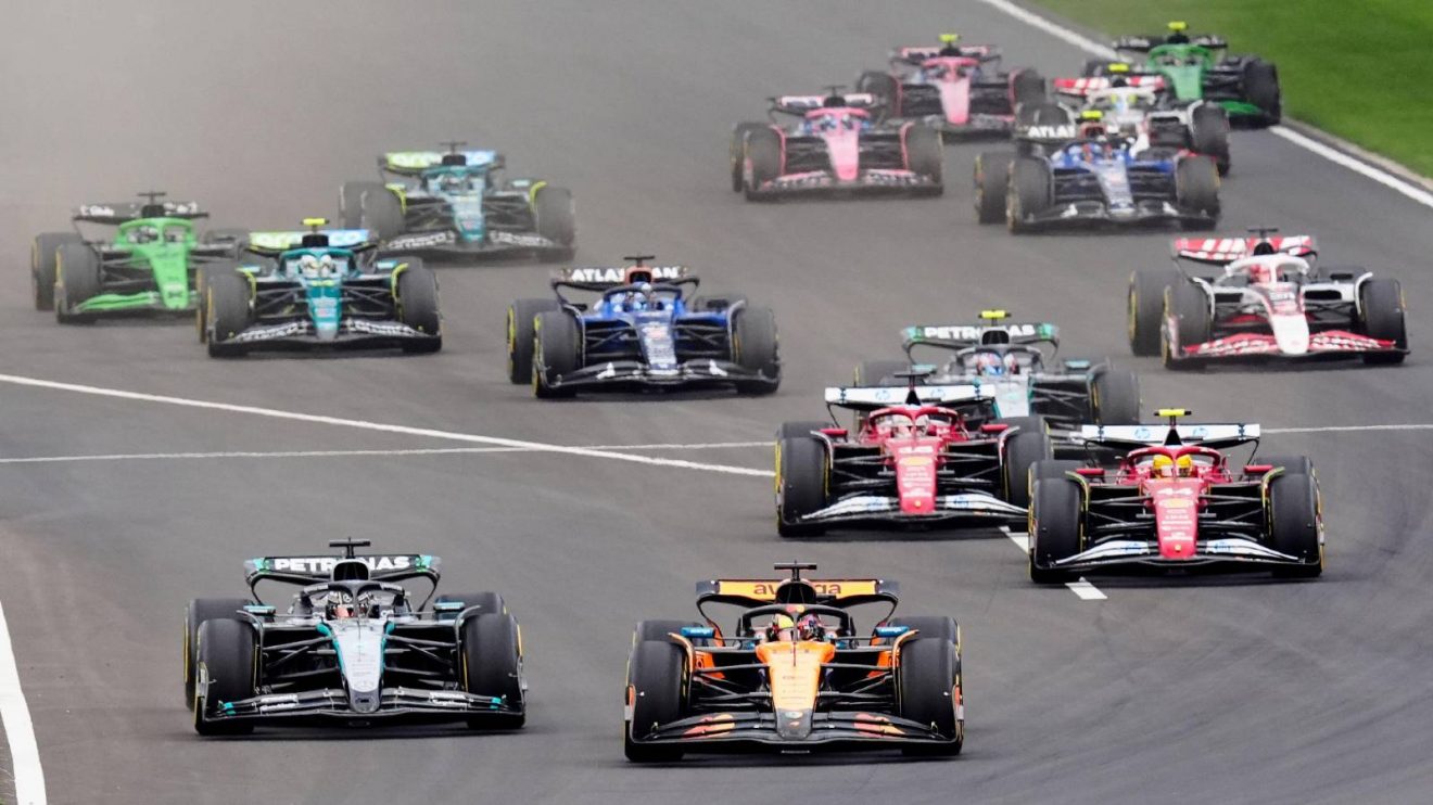 The race start of the 2025 Chinese Grand Prix.