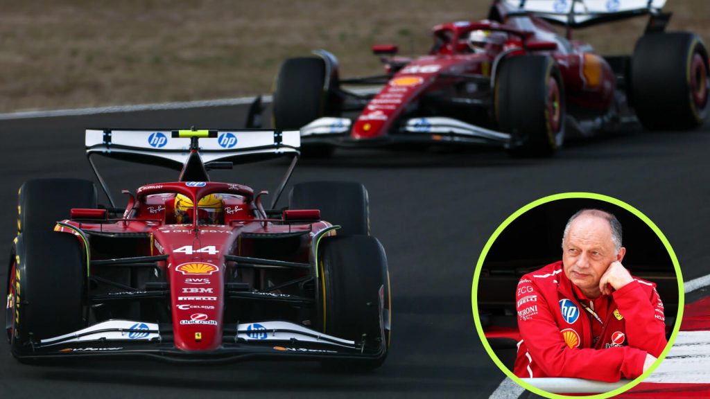 Fred Vasseur plans FOM talks after ‘joke’ Lewis Hamilton message broadcast