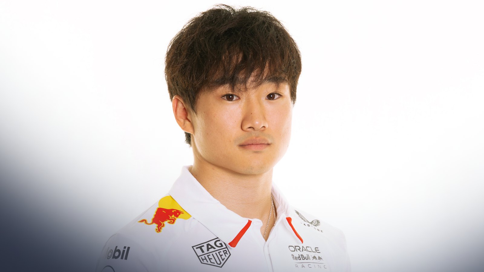 Yuki Tsunoda in white Red Bull kit for Japan.
