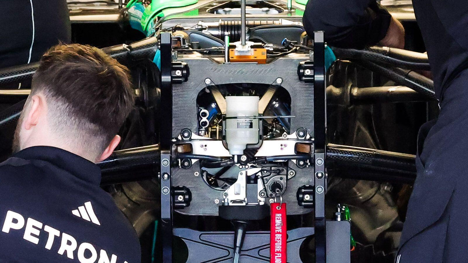Mercedes W16 front suspension
