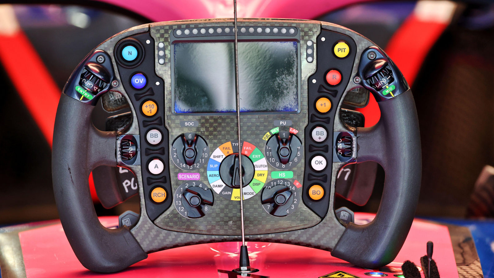 Alpine A525 steering wheel